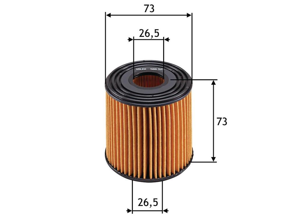 Filtro de aceite VALEO 586523
