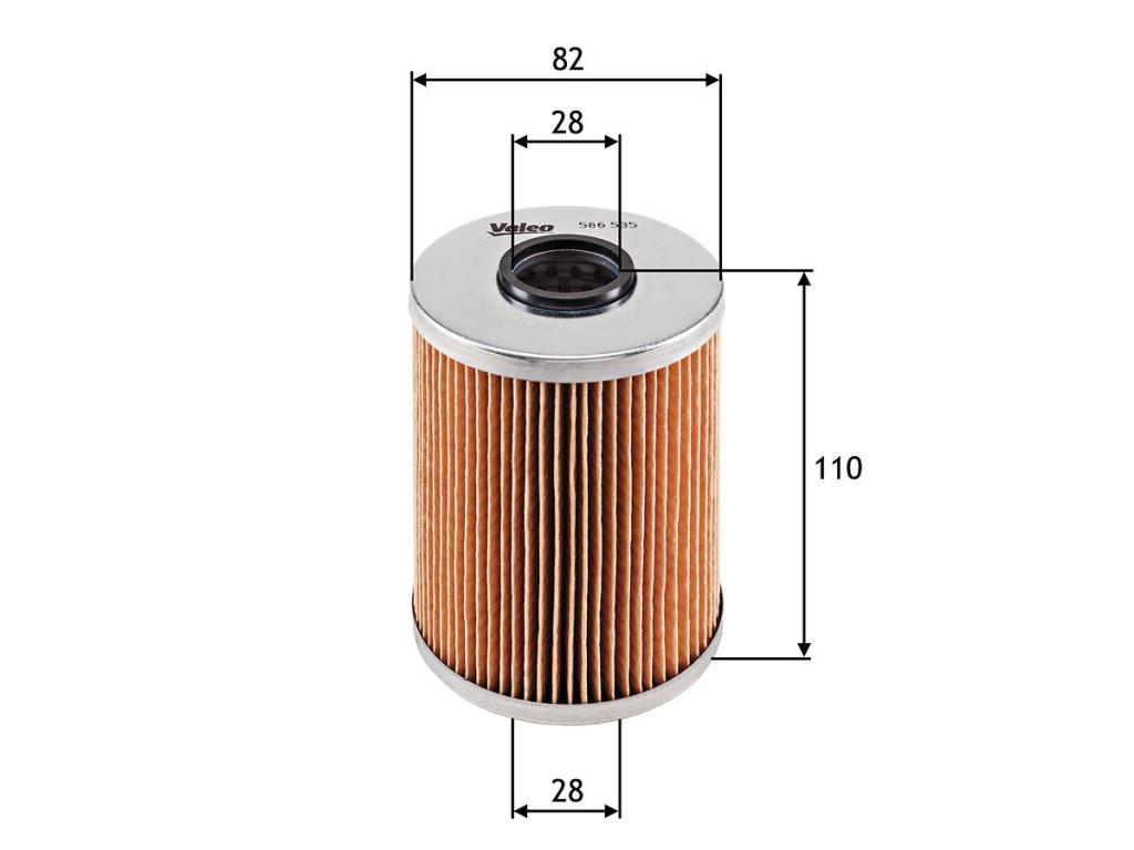 Filtro de aceite VALEO ref. 586535