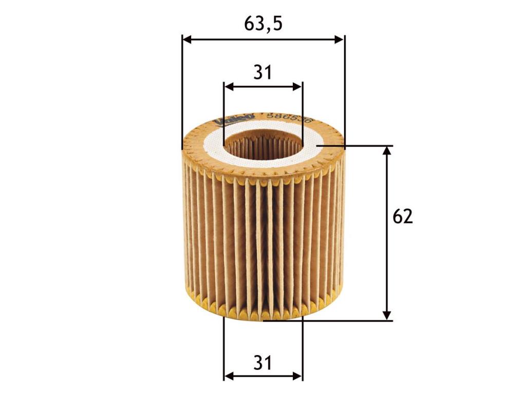 Filtro de aceite VALEO ref. 586536