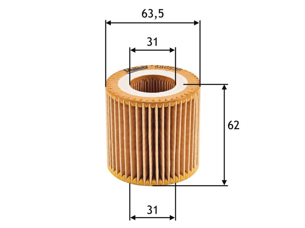Filtro de aceite VALEO ref. 586536