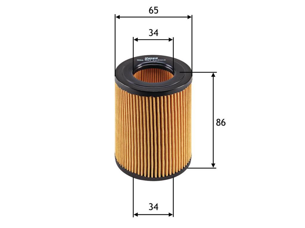 Filtro de óleo VALEO ref. 586547