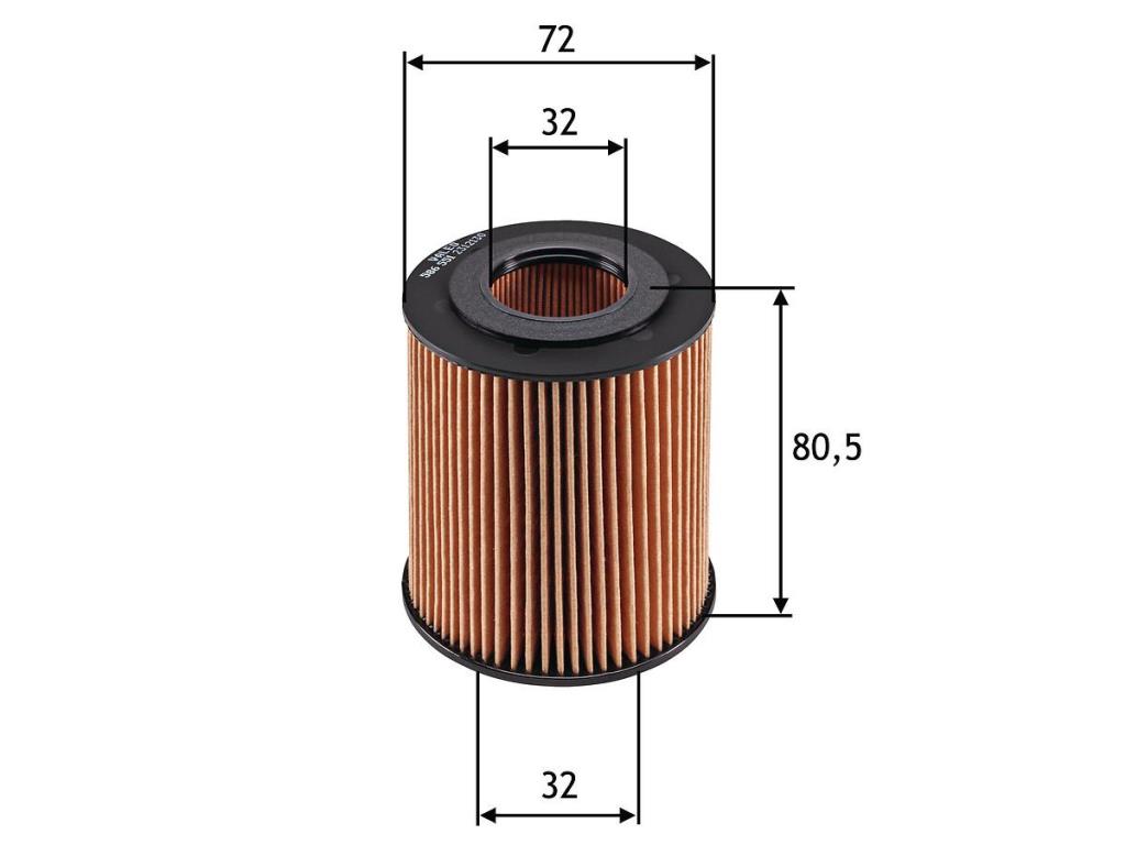 Filtro de óleo VALEO 586551