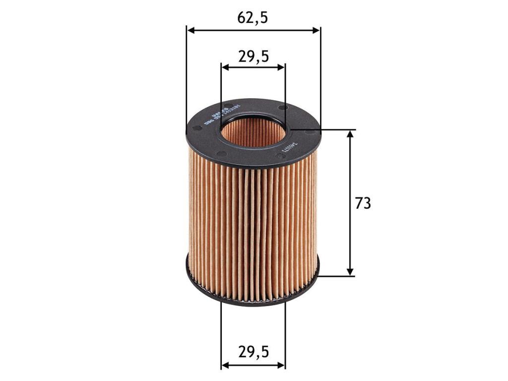 Filtro de aceite VALEO 586554