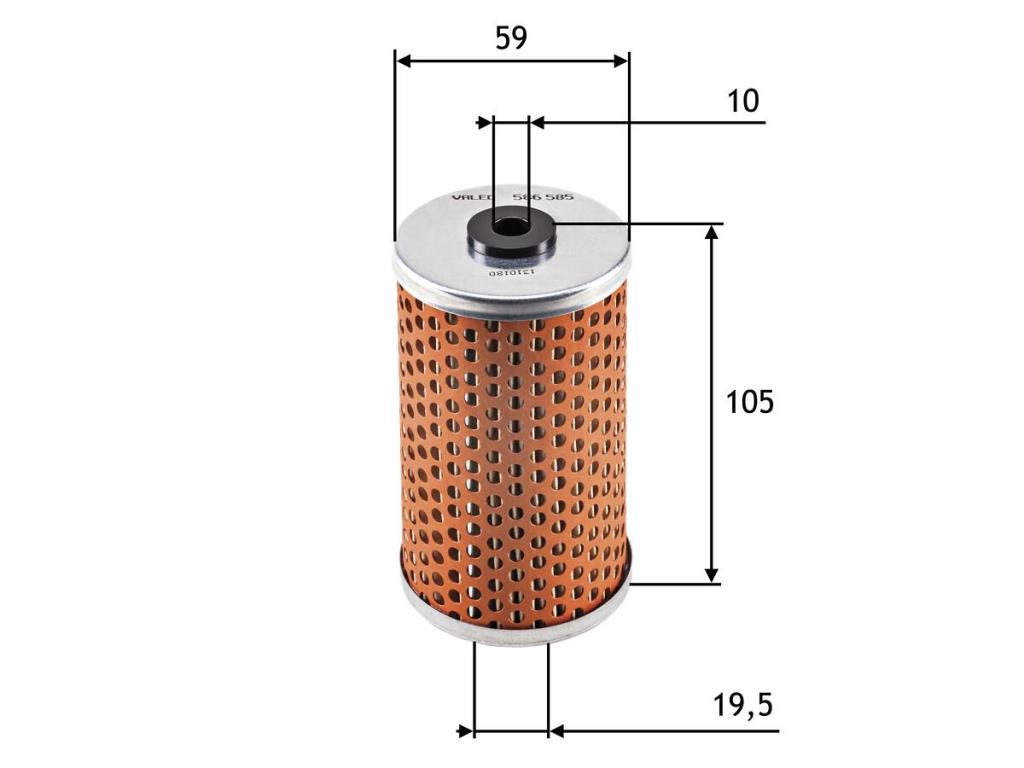 Filtro de aceite VALEO 586585