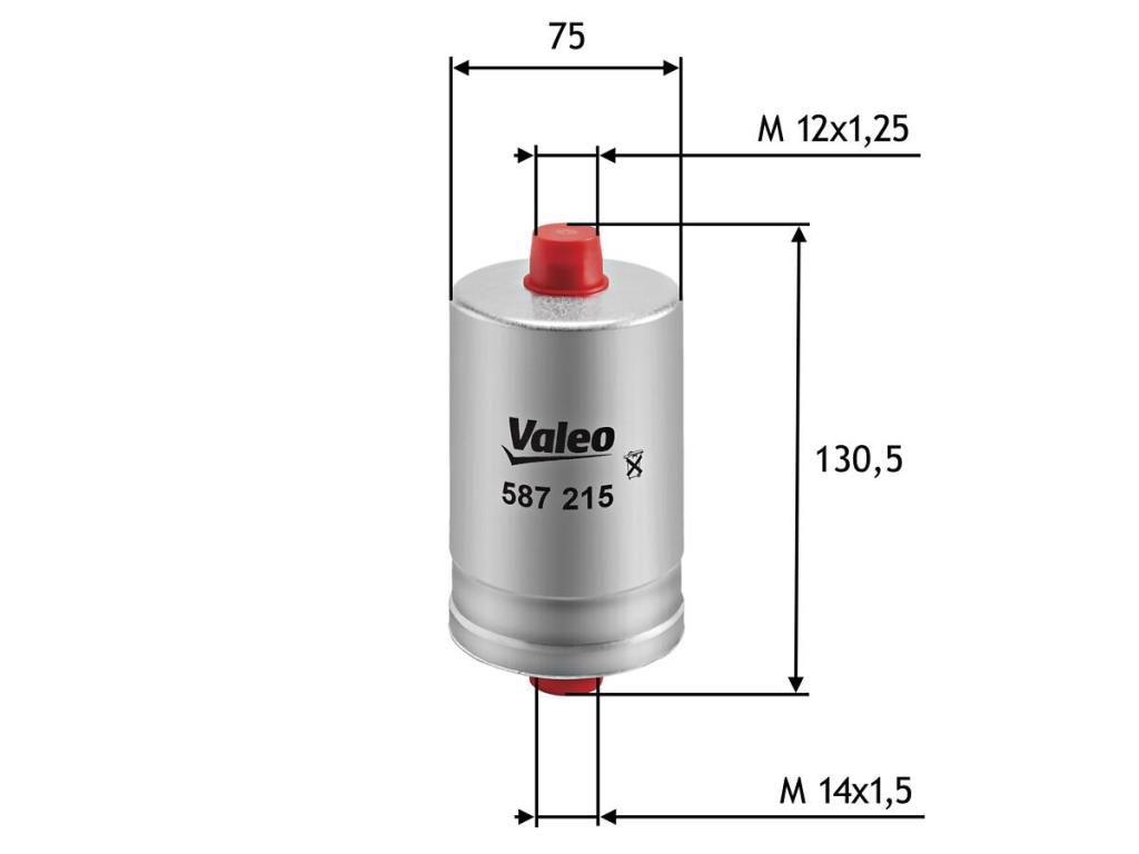 Filtre à carburant (Filtre à gasoil) VALEO ref. 587215