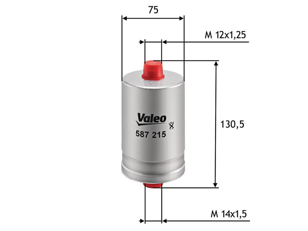 Filtre à carburant (Filtre à gasoil) VALEO ref. 587215