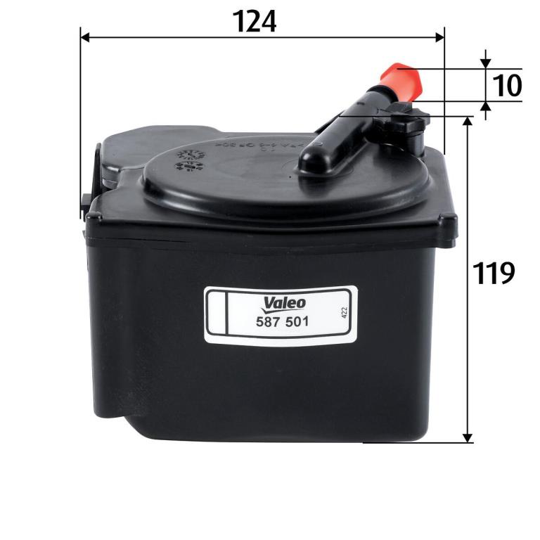 Filtre à carburant (Filtre à gasoil) VALEO ref. 587501