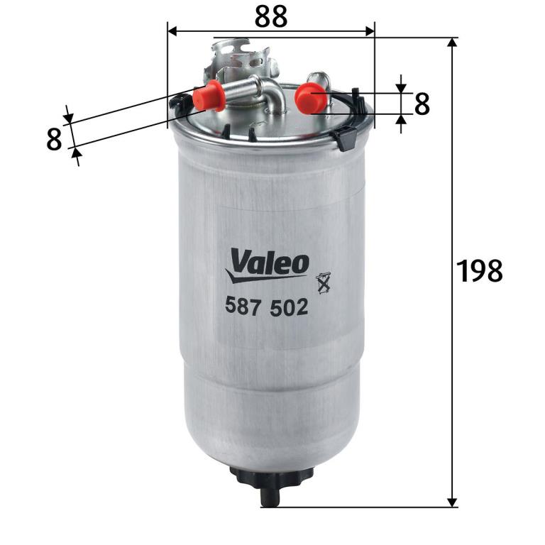 Filtro combustible VALEO ref. 587502
