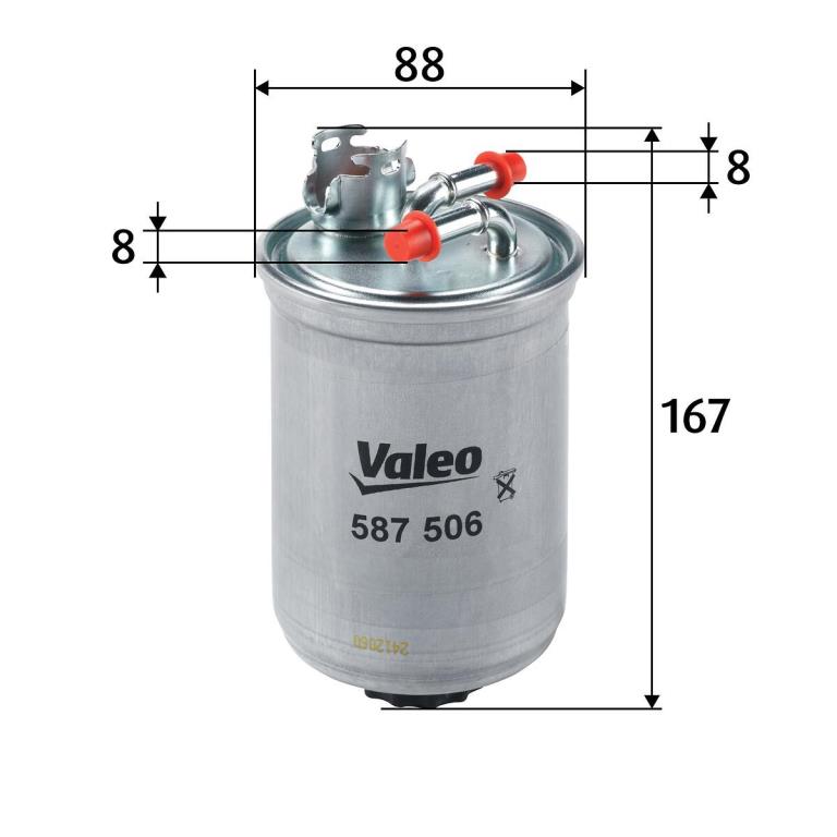 Filtre à carburant (Filtre à gasoil) VALEO ref. 587506