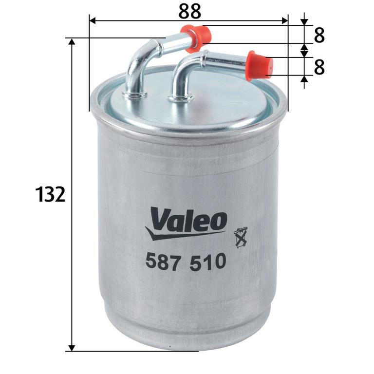 Filtre à carburant (Filtre à gasoil) VALEO ref. 587510
