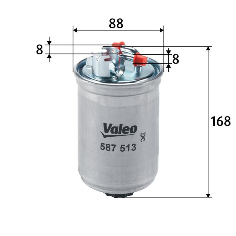 Filtre à carburant (Filtre à gasoil) VALEO ref. 587513
