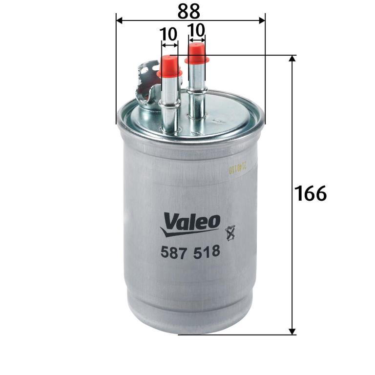 Filtre à carburant (Filtre à gasoil) VALEO ref. 587518