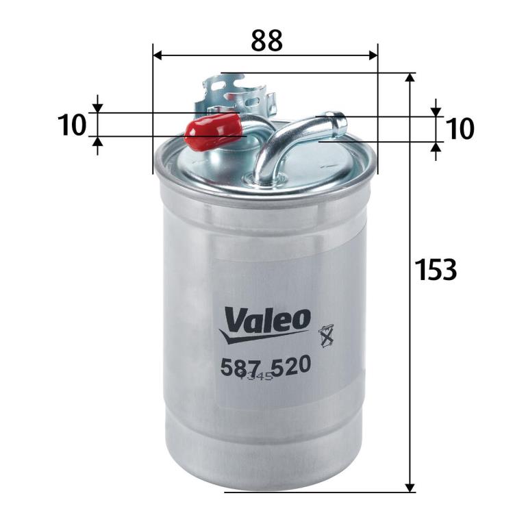 Filtre à carburant (Filtre à gasoil) VALEO ref. 587520
