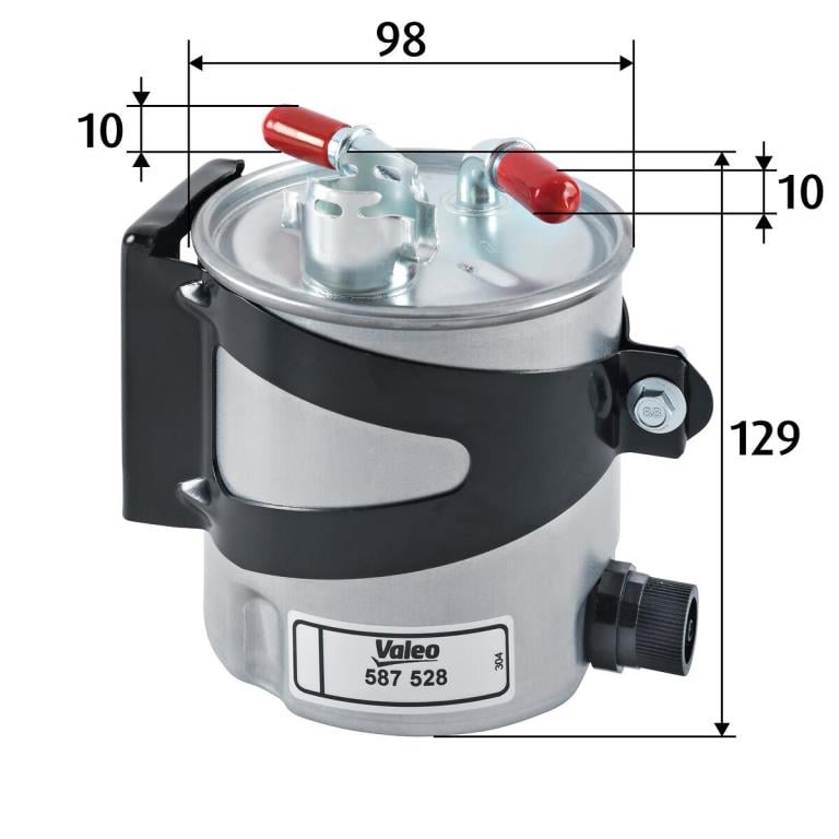 Filtre à carburant (Filtre à gasoil) VALEO ref. 587528