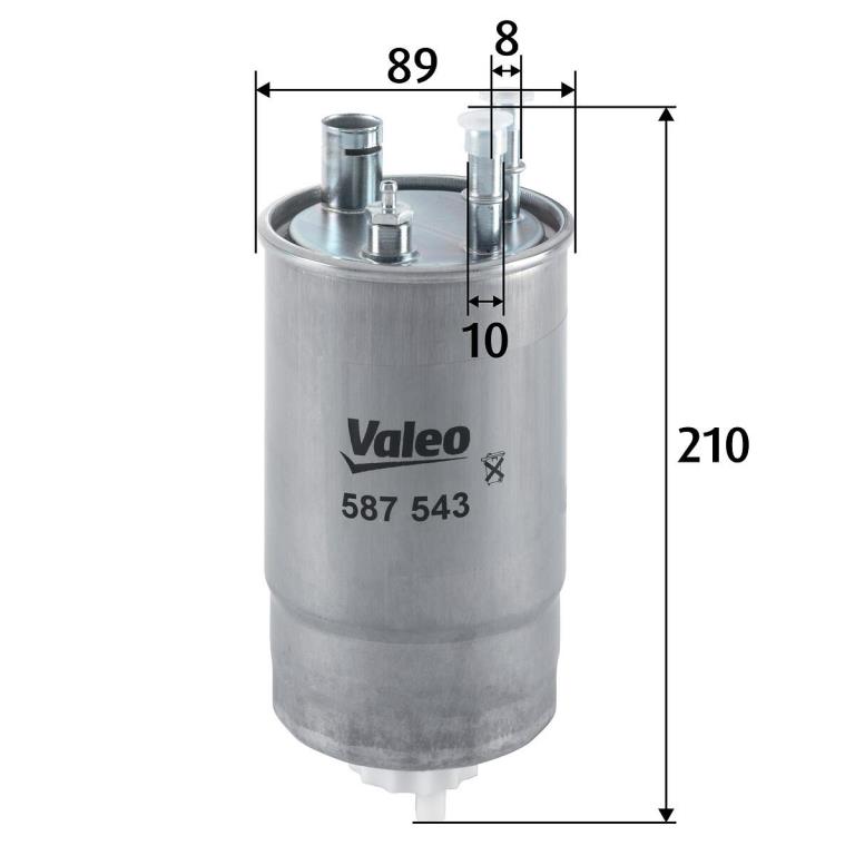 Filtre à carburant (Filtre à gasoil) VALEO ref. 587543