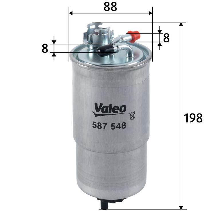 Filtro de combustível VALEO 587548