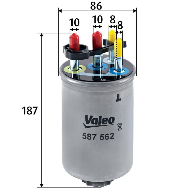 Filtre à carburant (Filtre à gasoil) VALEO ref. 587562
