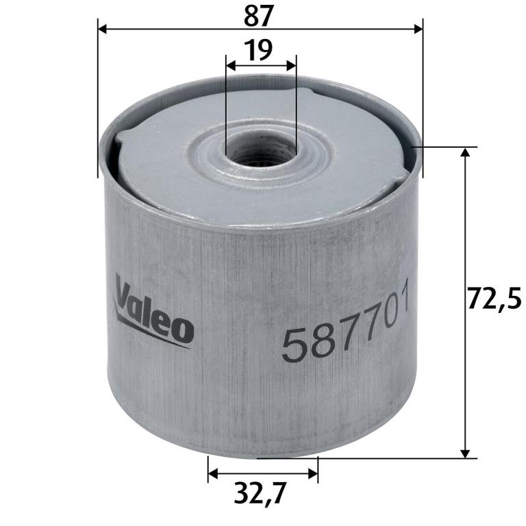 Filtre à carburant (Filtre à gasoil) VALEO 587701