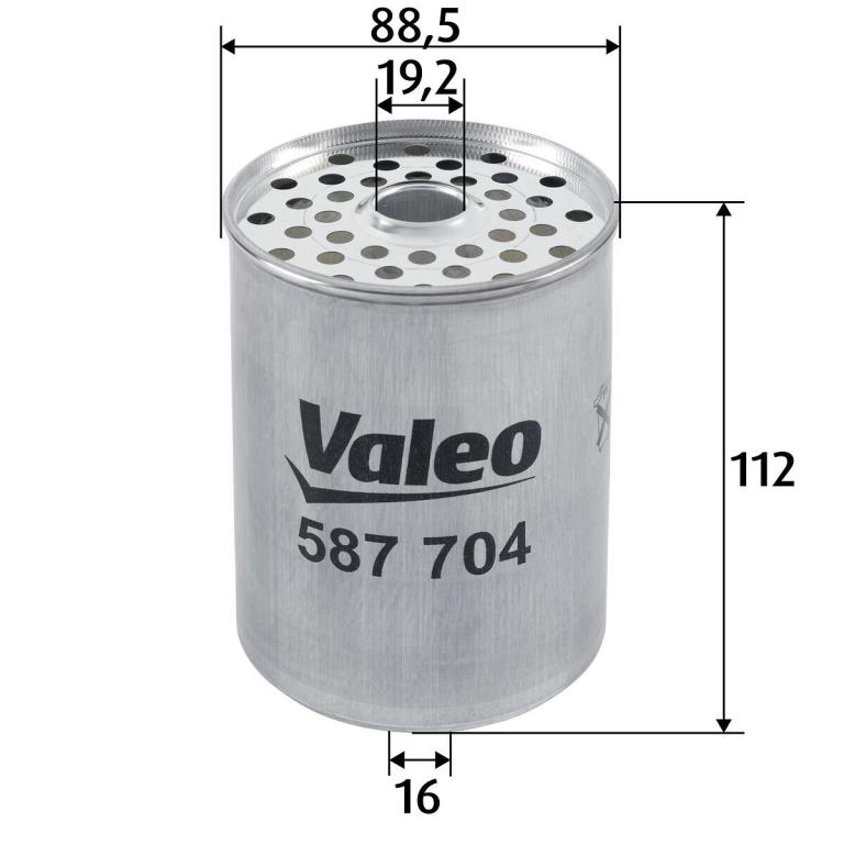 Filtre à carburant (Filtre à gasoil) VALEO ref. 587704