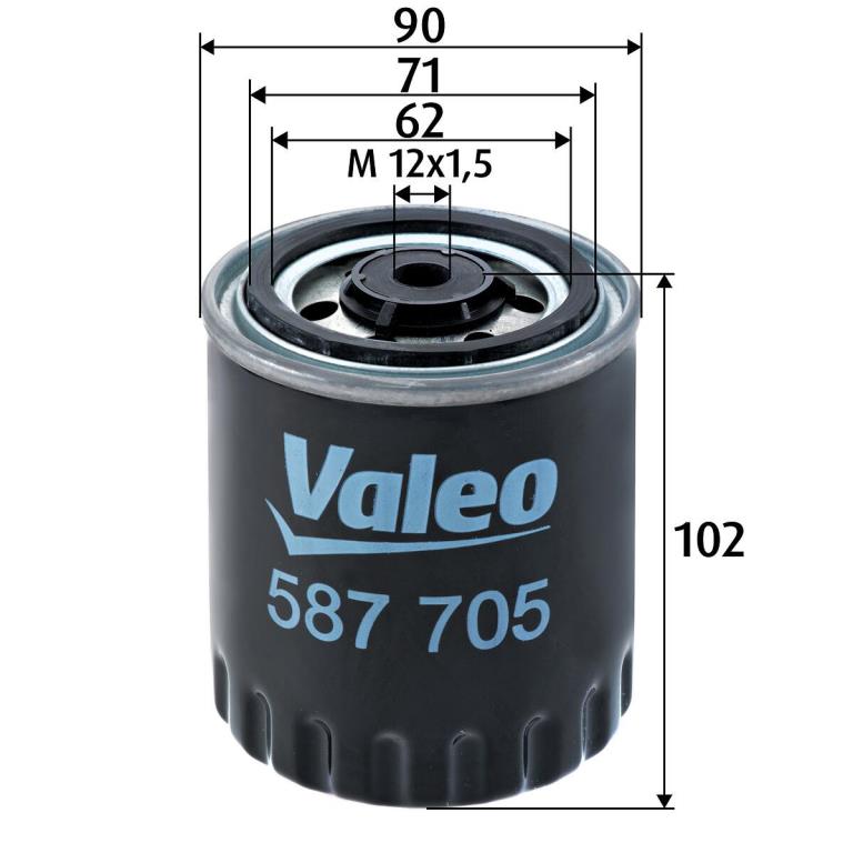 Filtro de combustível VALEO ref. 587705