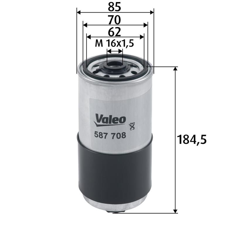 Filtro de combustível VALEO ref. 587708