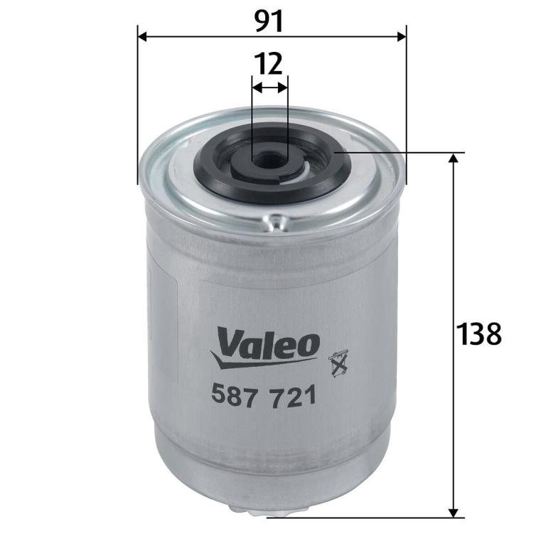 Filtre à carburant (Filtre à gasoil) VALEO ref. 587721