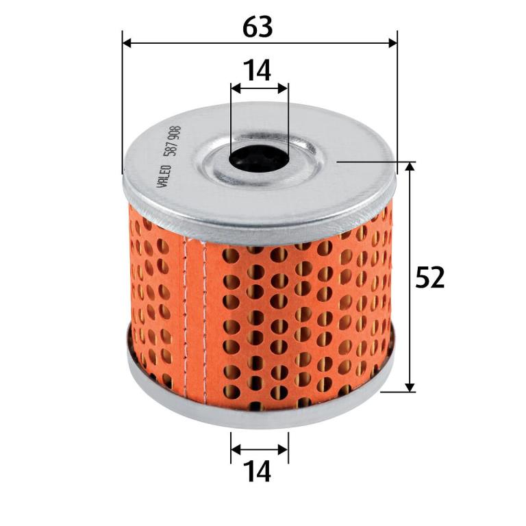 Filtro combustible VALEO ref. 587908
