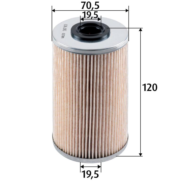 Filtre à carburant (Filtre à gasoil) VALEO ref. 587913