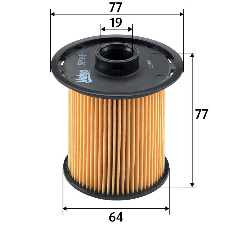 Filtre à carburant (Filtre à gasoil) VALEO ref. 587916