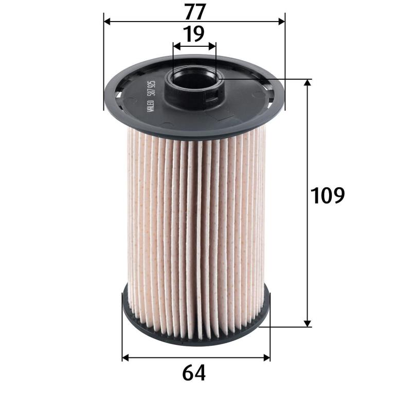 Filtre à carburant (Filtre à gasoil) VALEO ref. 587925