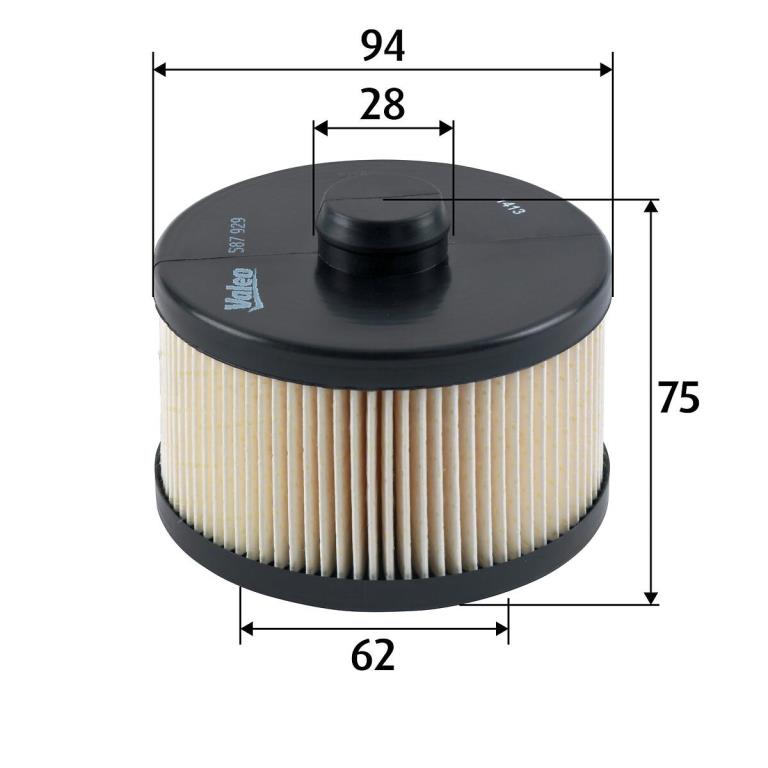 Filtro de combustível VALEO 587929