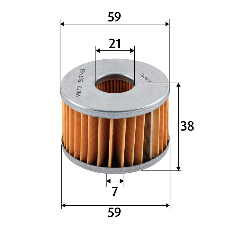 Filtro combustible VALEO ref. 587931