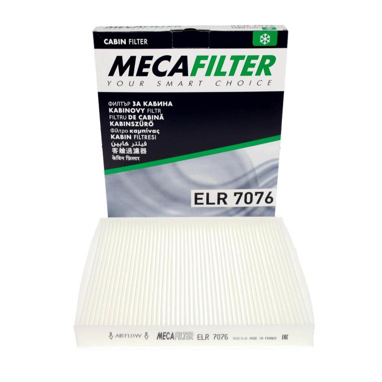 Filtre d'habitacle (Filtre à pollen) MECAFILTER ref. ELR7076