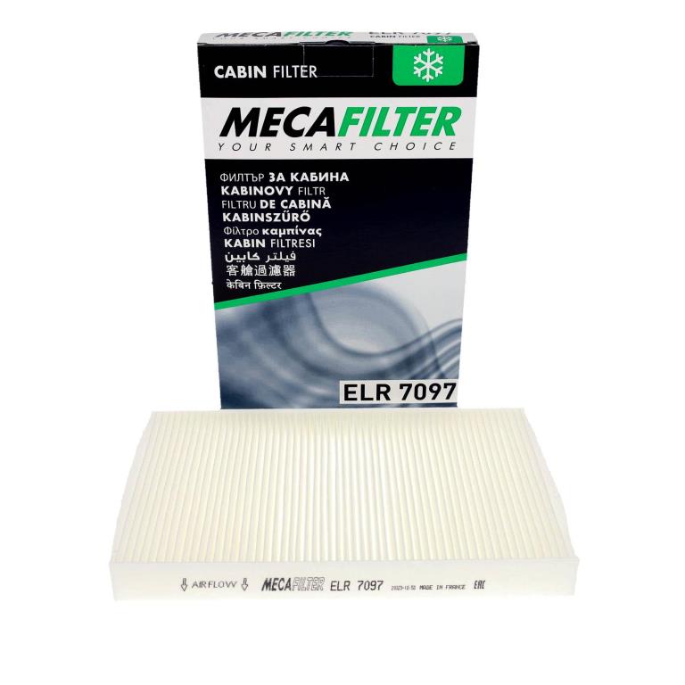 Filtre d'habitacle (Filtre à pollen) MECAFILTER ref. ELR7097