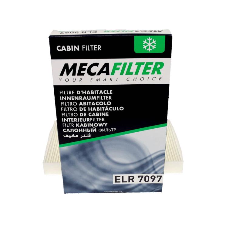Filtre d'habitacle (Filtre à pollen) MECAFILTER ref. ELR7097