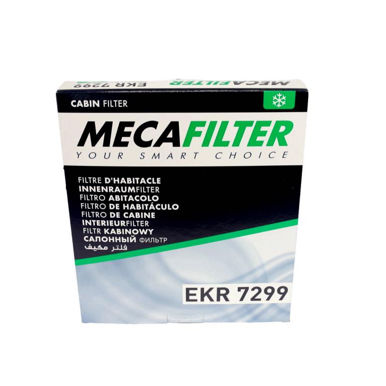 Filtre d'habitacle (Filtre à pollen) MECAFILTER ref. EKR7299