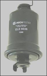 Filtre à carburant (Filtre à gasoil) MECAFILTER ref. ELE6036