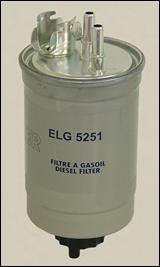 Filtre à carburant (Filtre à gasoil) MECAFILTER ref. ELG5251