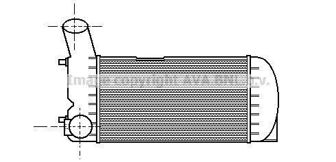 Intercooler, échangeur (Refroidisseur d'air) AVA Deutschland GmbH AI4094