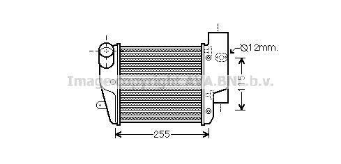 Intercooler, échangeur (Refroidisseur d'air) AVA Deutschland GmbH ref. AIA4302