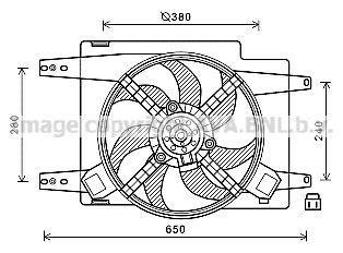 Ventilador do motor AVA Deutschland GmbH ref. AL7522