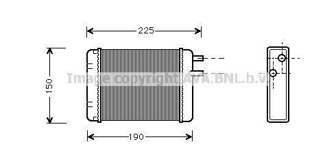 Radiateur de chauffage AVA Deutschland GmbH ref. AU6083