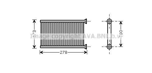 Radiateur de chauffage AVA Deutschland GmbH ref. BWA6342