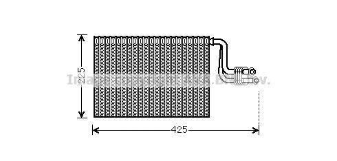 Evaporateur climatisation AVA Deutschland GmbH ref. BWV364