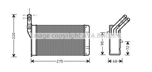 Radiateur de chauffage AVA Deutschland GmbH ref. CN6055