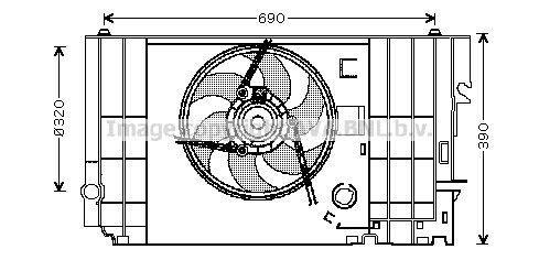 Ventilador do motor AVA Deutschland GmbH ref. CN7546