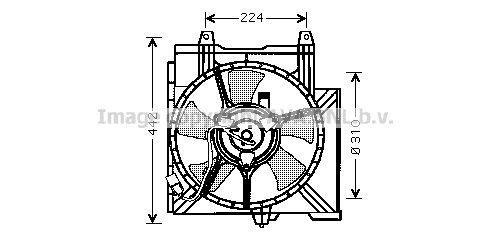 Ventilador do motor AVA Deutschland GmbH ref. DN7509