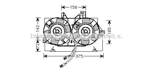 Ventilador do motor AVA Deutschland GmbH ref. FD7539