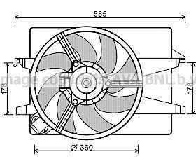 Ventilador do motor AVA Deutschland GmbH ref. FD7551