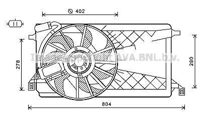 Ventilador do motor AVA Deutschland GmbH ref. FD7563
